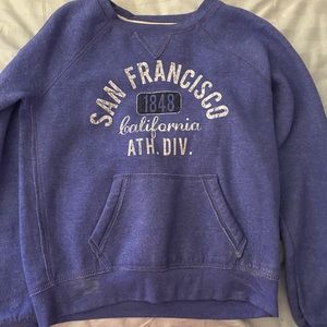 San Francisco blue sweatshirt